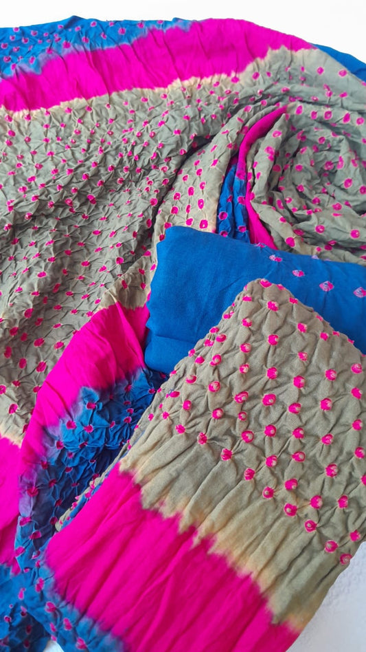 Blue 3-Piece Premium Chunri Lawn Collection