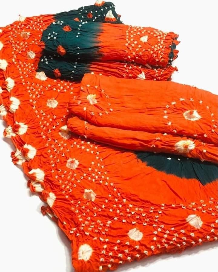 Soft Arabic Linen Chunri 3-Pc Dress