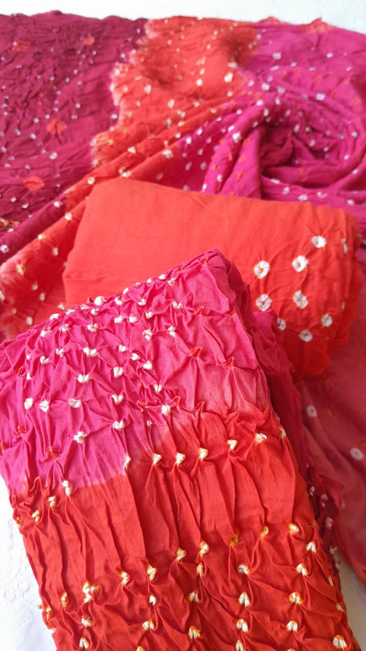 Pink 3-Piece Premium Chunri Lawn Collection