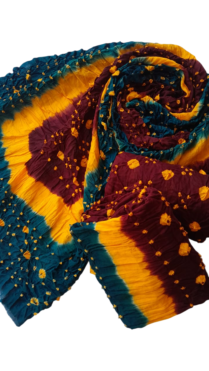 Brown Classic 3-Piece Chunri Lawn Collection