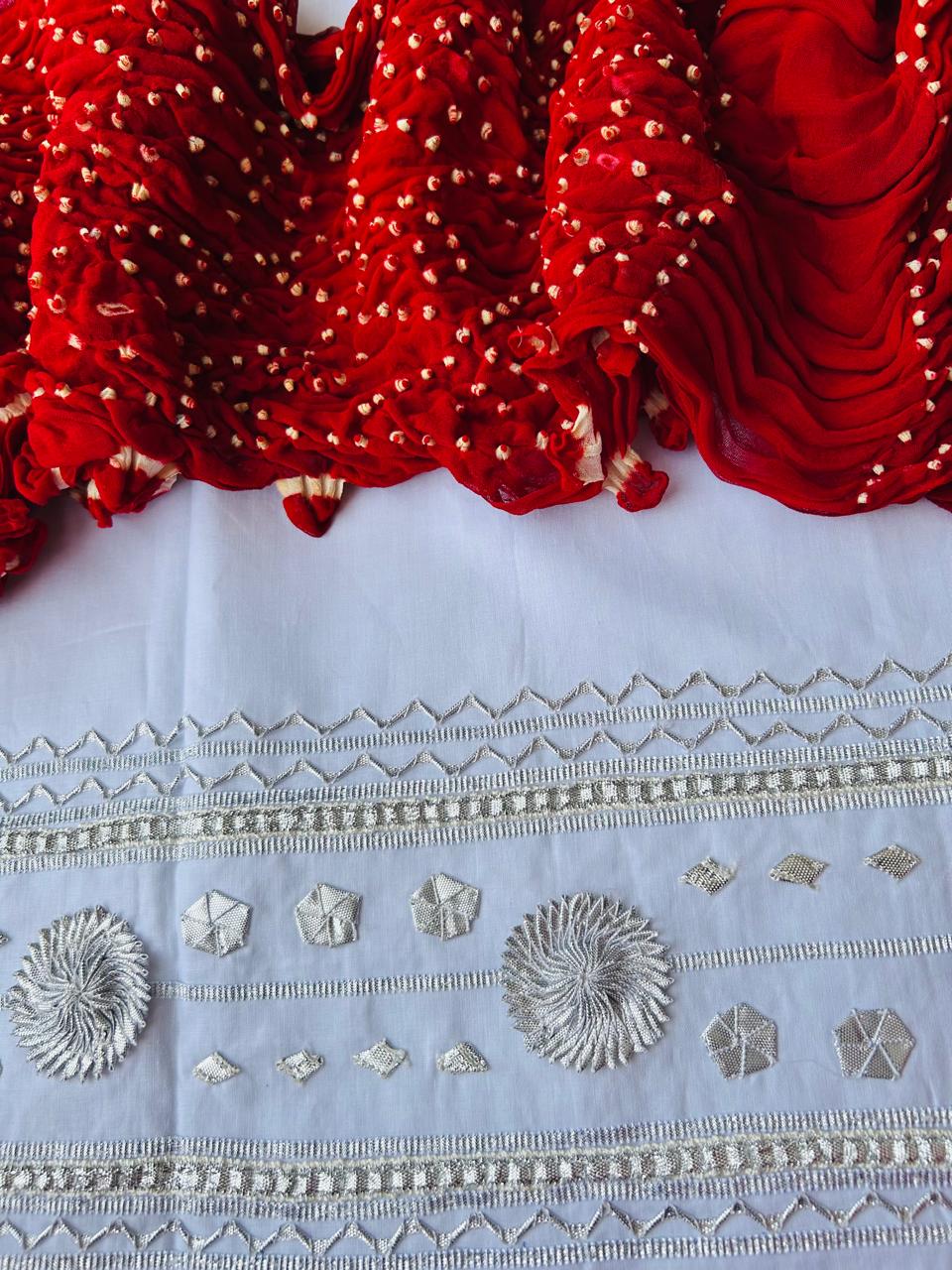 Gotta Cotton Shirt & Chiffon Chunri Dupatta – 2 Piece Collection