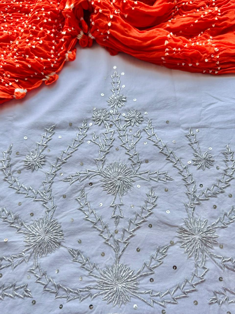 Gotta Cotton Shirt & Chiffon Chunri Dupatta – 2 Piece Collection