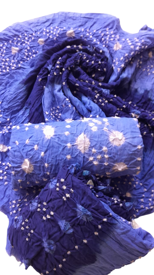 Blue Classic 3-Piece Chunri Lawn Collection