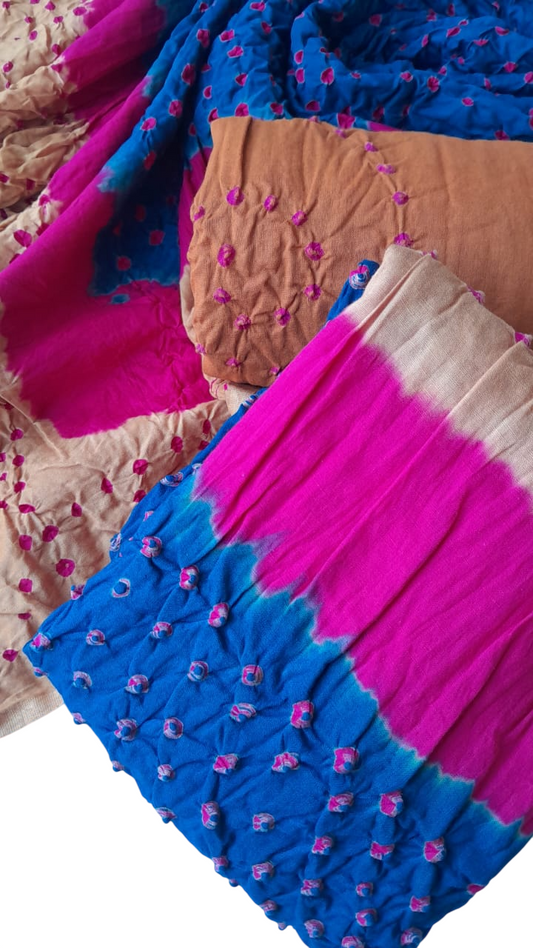 Brown 3-Piece Premium Chunri Lawn Collection