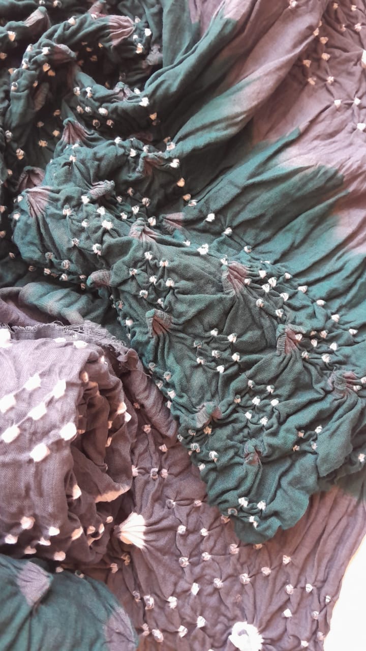 Green and Grey Classic 3-Piece Chunri Lawn Collection