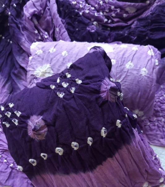 Puple Classic 3-Piece Chunri Lawn Collection