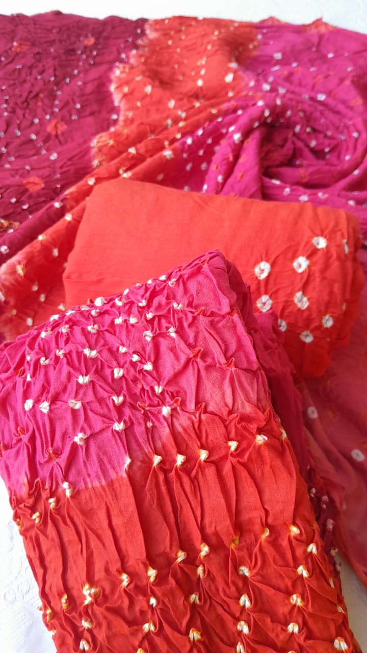 Pink 3-Piece Premium Chunri Lawn Collection