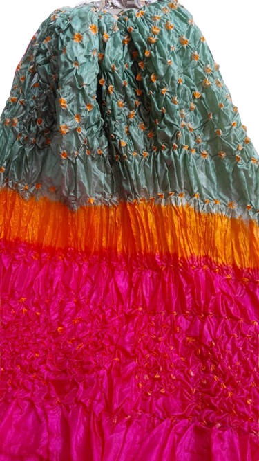 Green Silk Chunri Dupatta