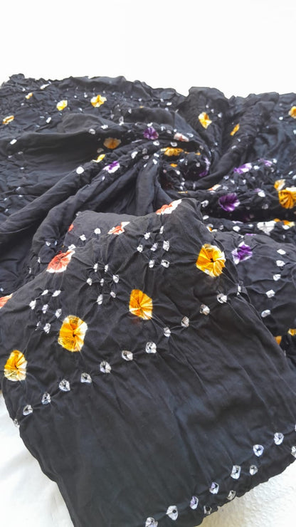 Balck Classic 3-Piece Chunri Lawn Collection