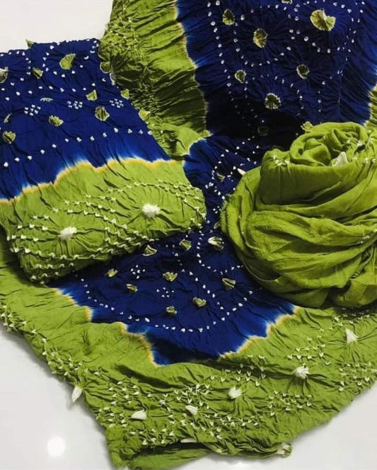 Soft Arabic Linen Chunri  3-Pc Dress