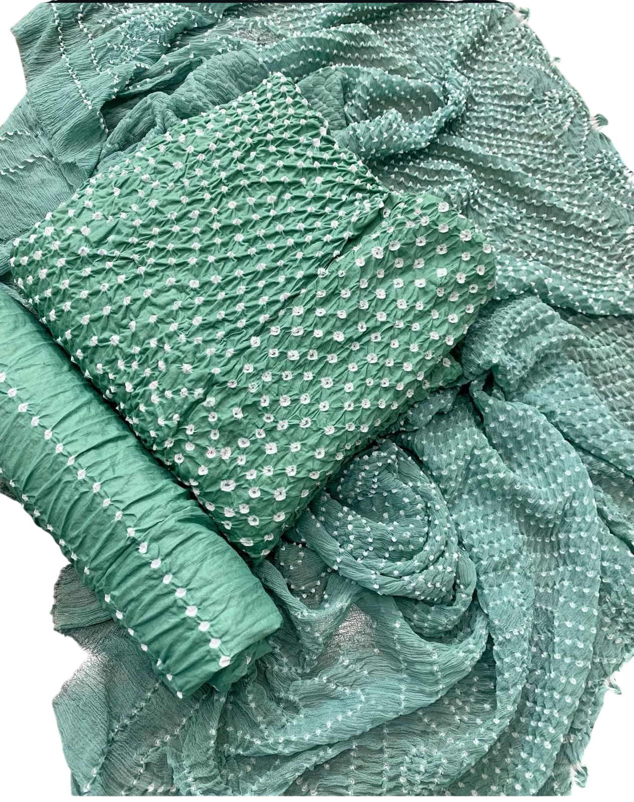 Exclusive 3-Piece Chunri Lawn Collection (Handmade)