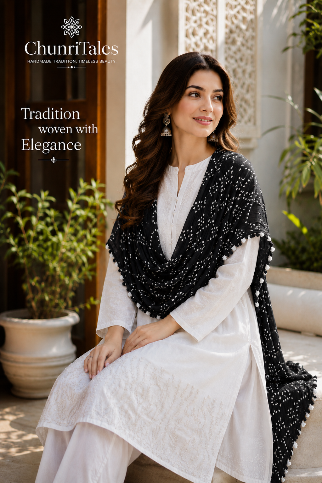 Gotta Cotton Shirt & Chiffon Chunri Dupatta – 2 Piece Collection