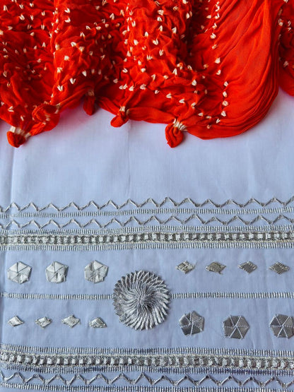 Gotta Cotton Shirt & Chiffon Chunri Dupatta – 2 Piece Collection