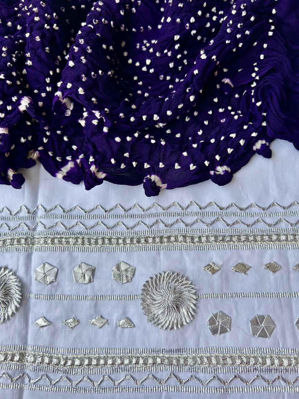 Gotta Cotton Shirt & Chiffon Chunri Dupatta – 2 Piece Collection