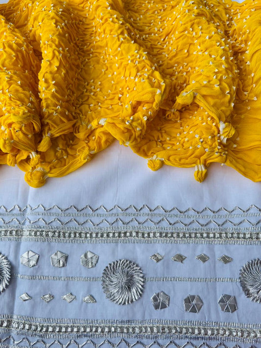 Gotta Cotton Shirt & Chiffon Chunri Dupatta – 2 Piece Collection