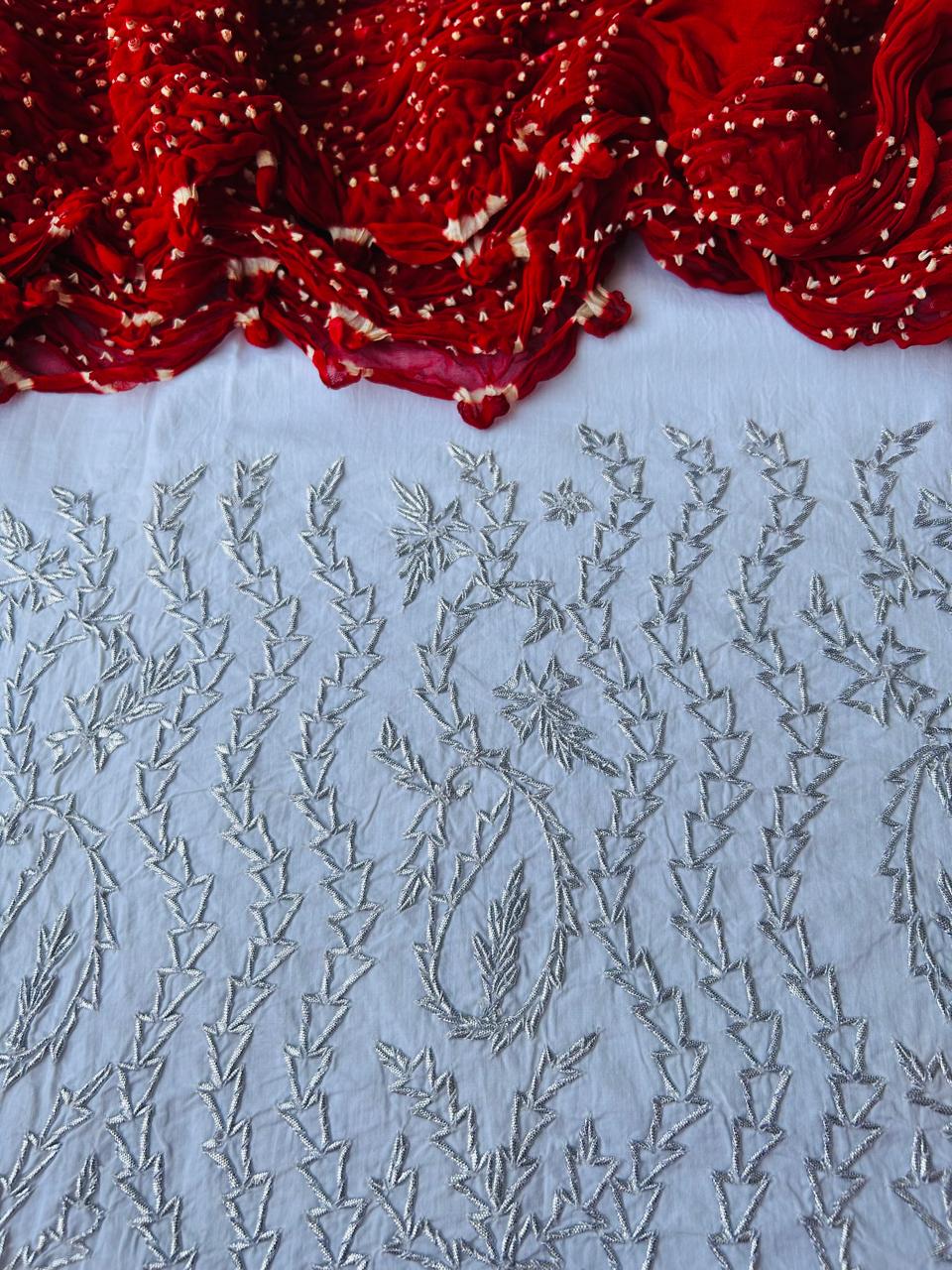 Gotta Cotton Shirt & Chiffon Chunri Dupatta – 2 Piece Collection