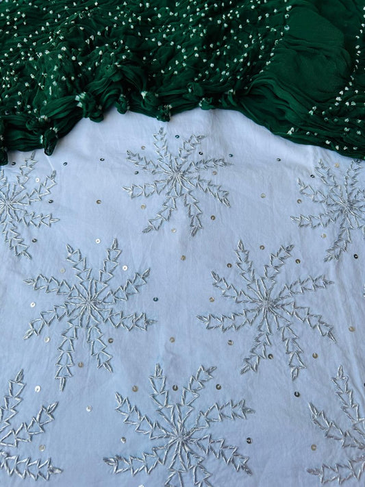 Gotta Cotton Shirt & Chiffon Chunri Dupatta – 2 Piece Collection
