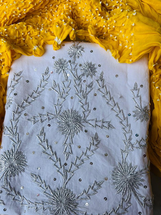 Gotta Cotton Shirt & Chiffon Chunri Dupatta – 2 Piece Collection