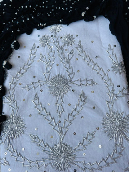 Gotta Cotton Shirt & Chiffon Chunri Dupatta – 2 Piece Collection