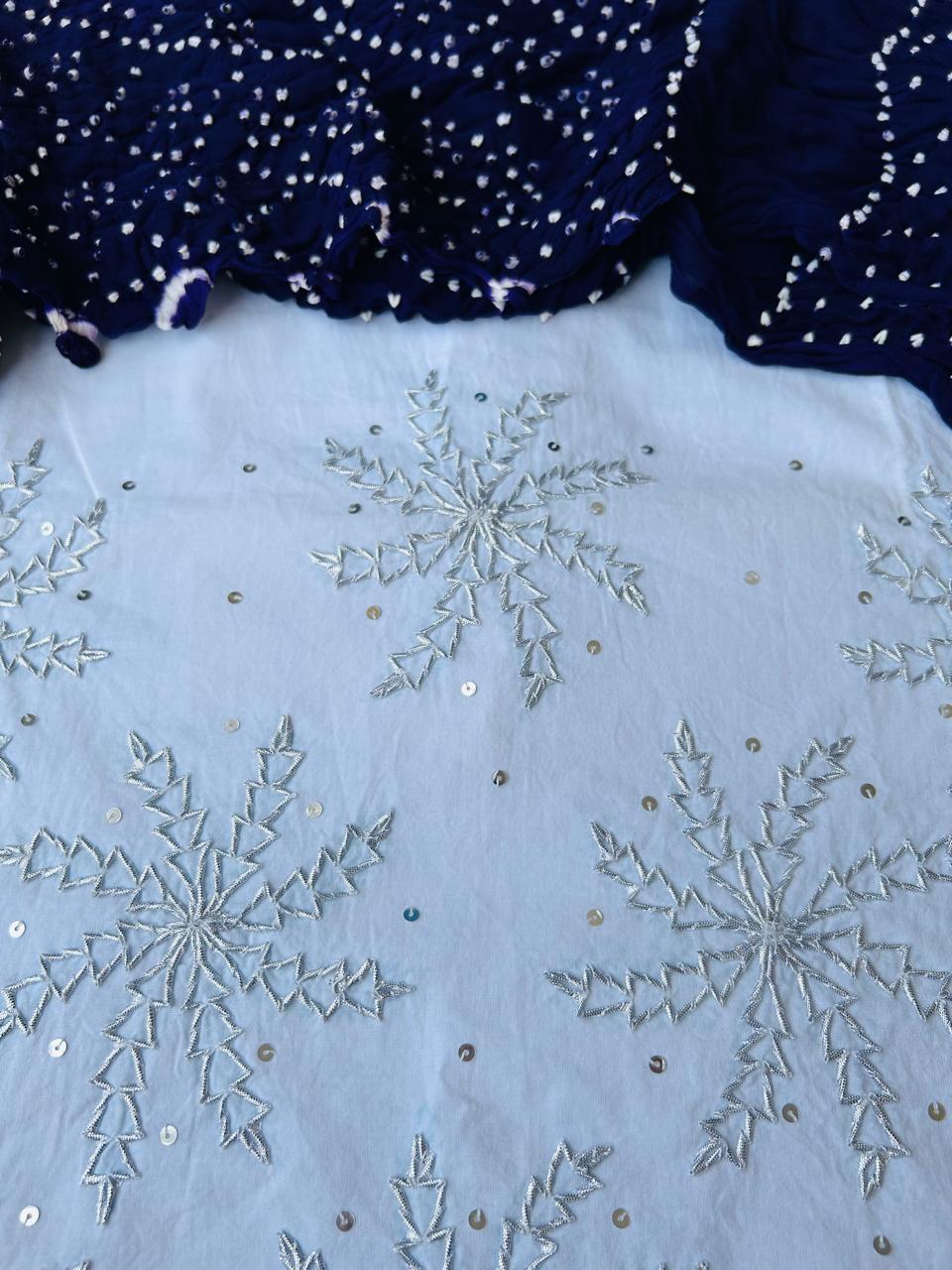 Gotta Cotton Shirt & Chiffon Chunri Dupatta – 2 Piece Collection