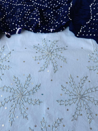 Gotta Cotton Shirt & Chiffon Chunri Dupatta – 2 Piece Collection