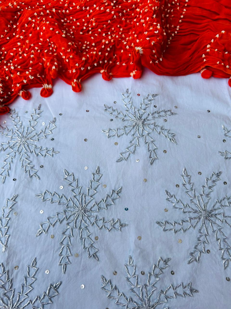 Gotta Cotton Shirt & Chiffon Chunri Dupatta – 2 Piece Collection