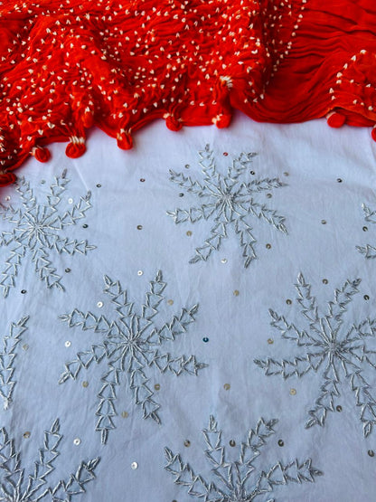 Gotta Cotton Shirt & Chiffon Chunri Dupatta – 2 Piece Collection
