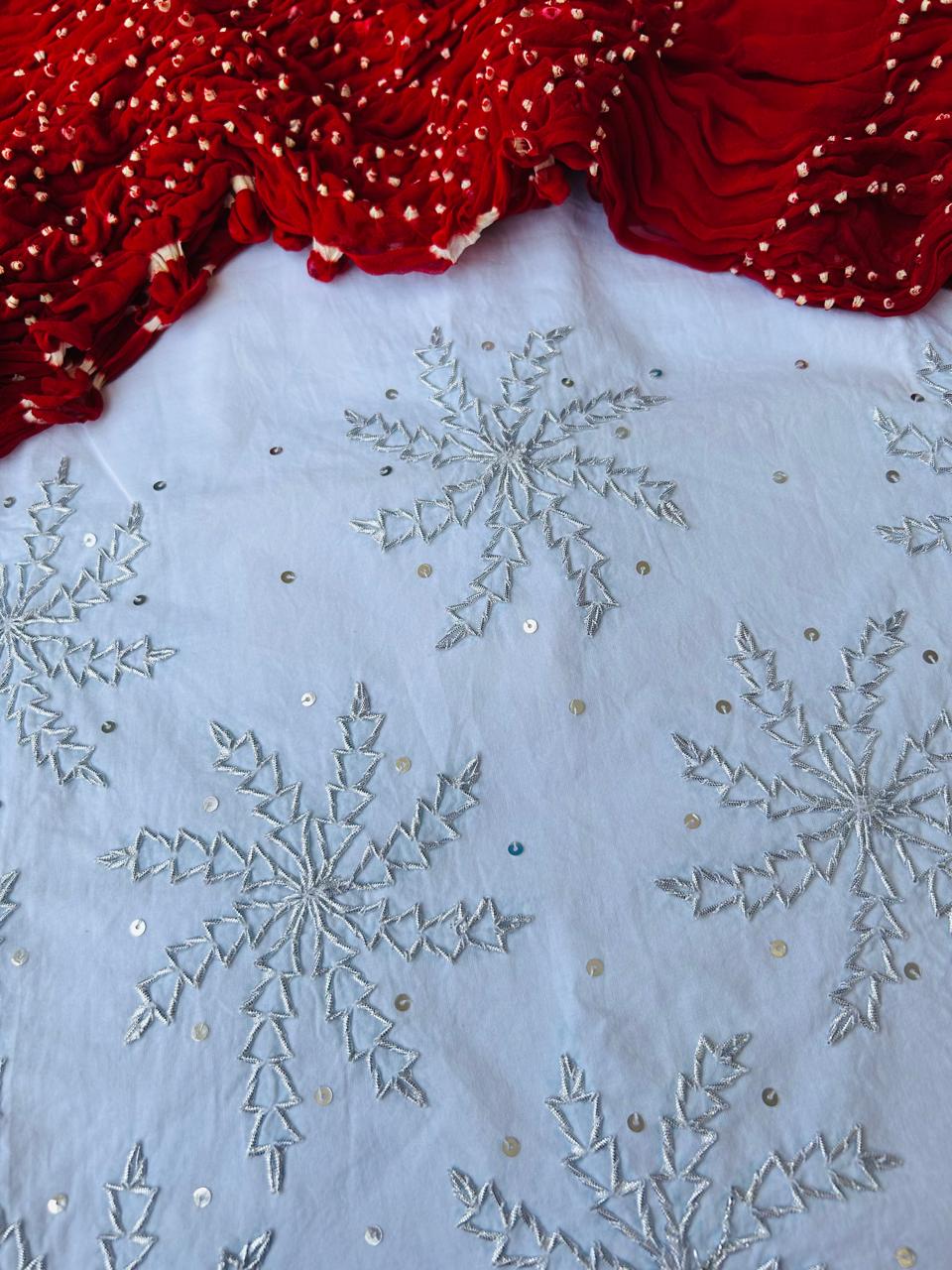 Gotta Cotton Shirt & Chiffon Chunri Dupatta – 2 Piece Collection