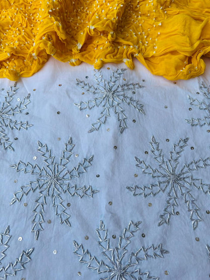 Gotta Cotton Shirt & Chiffon Chunri Dupatta – 2 Piece Collection