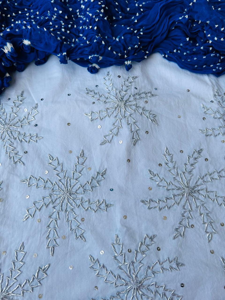 Gotta Cotton Shirt & Chiffon Chunri Dupatta – 2 Piece Collection