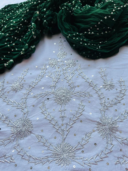 Gotta Cotton Shirt & Chiffon Chunri Dupatta – 2 Piece Collection