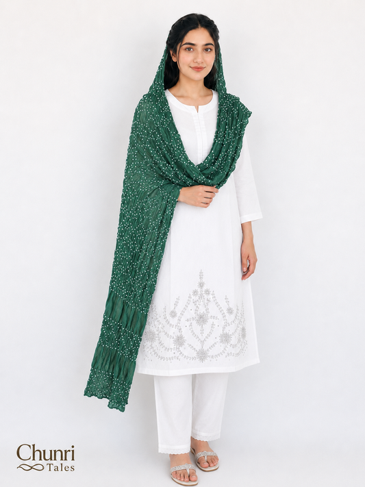 Gotta Cotton Shirt & Chiffon Chunri Dupatta – 2 Piece Collection